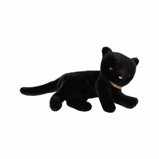 Sleeping kitten plush, Medium - Black