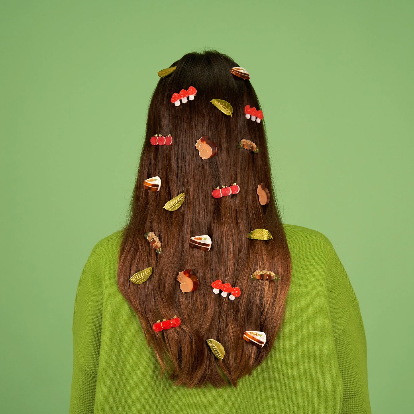 Apple Hair Clip