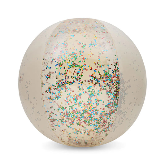 beach ball large - transparent cream