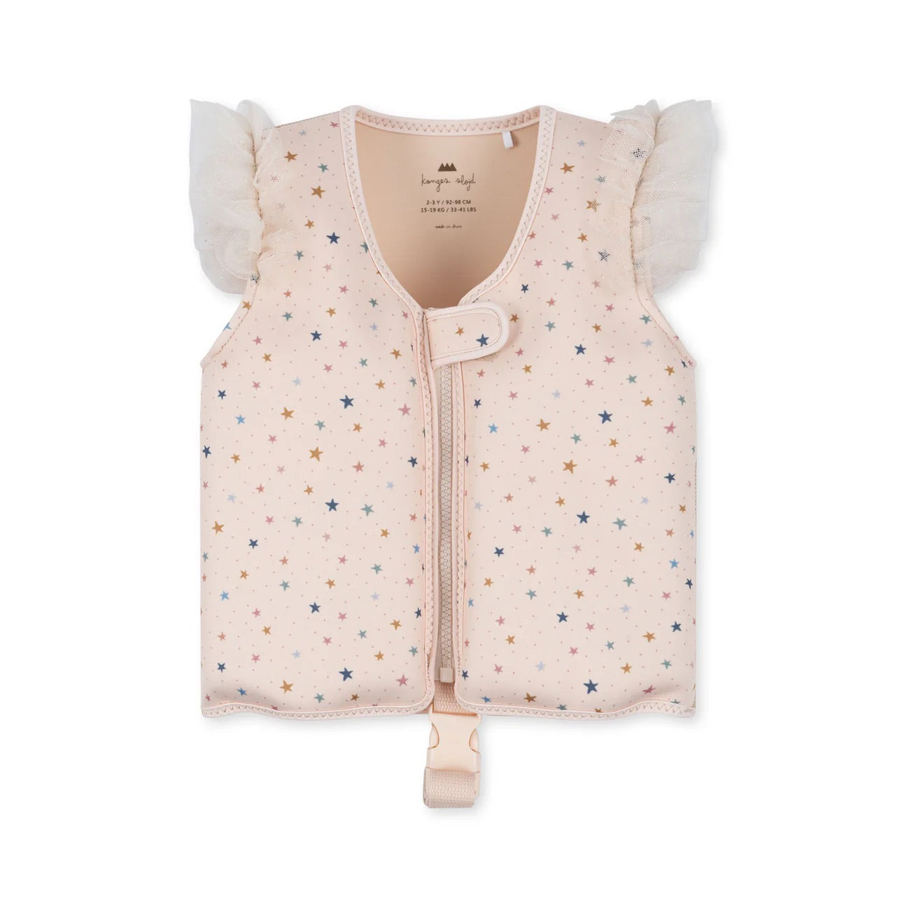 neoprene float vest frill- star multi