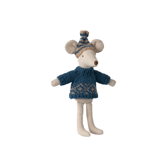 Knitted sweater and hat, Dad mouse