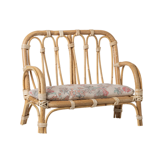 Rattan couch, Large - Nature