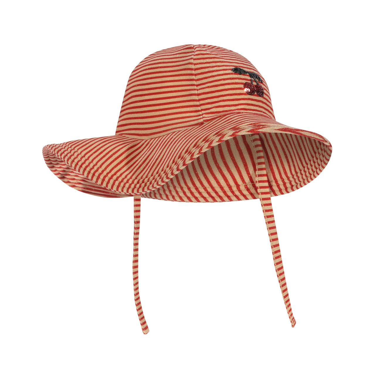 jade swim hat - glitter stripe