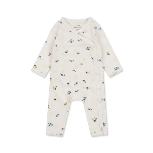 minnie newborn onesie - bonderose blue