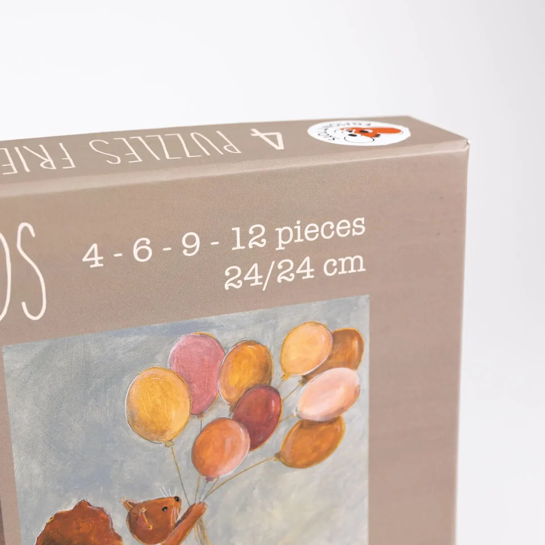 Animal Friends Puzzles (Set of 4)