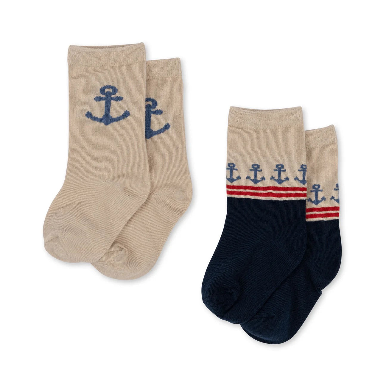 2 pack ancher jacquard socks - ancher