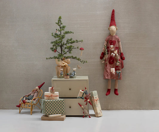 Pixy, Size 1 - Boy - Red checkered shirt