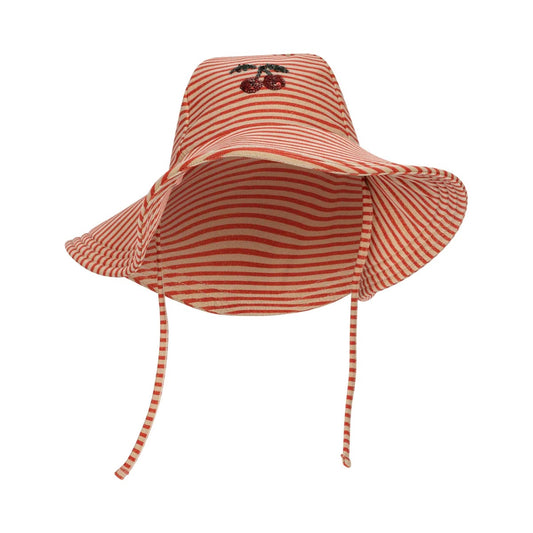 jade swim hat - glitter stripe