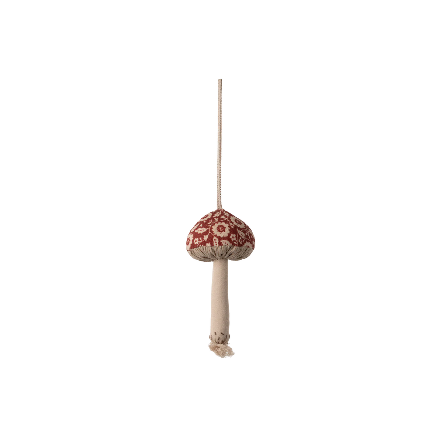 Mushroom ornament, Winter flower - Red