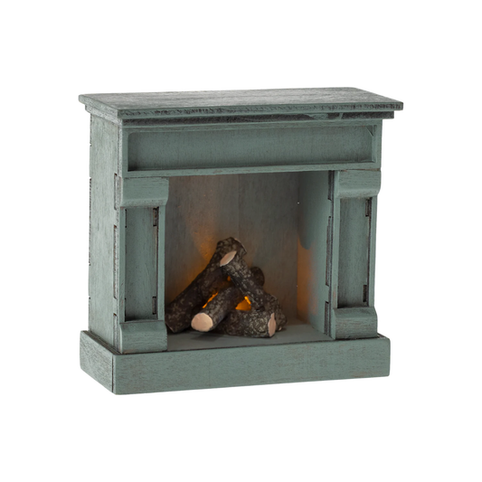 Fireplace,mouse - Blue