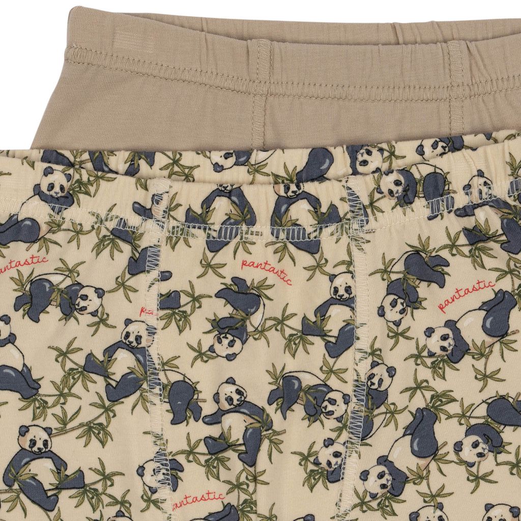 basic 2 pack boy boxers - panda/oxford tan