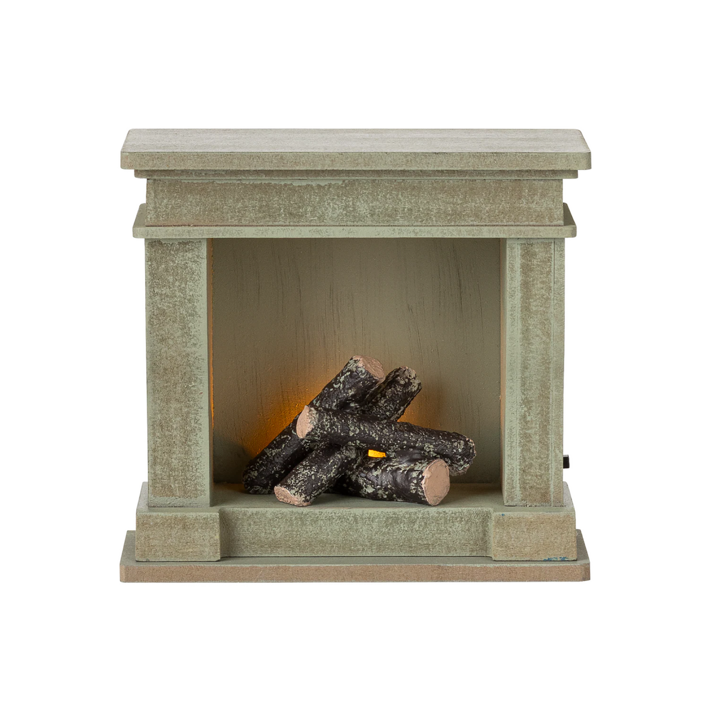Fireplace, Miniature - Dusty green