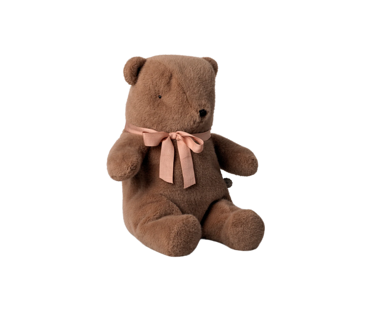 Teddy bear plush, Medium - Soft brown