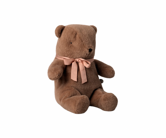 Teddy bear plush, Medium - Soft brown