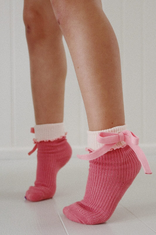 2 pack bow socks - bow mix