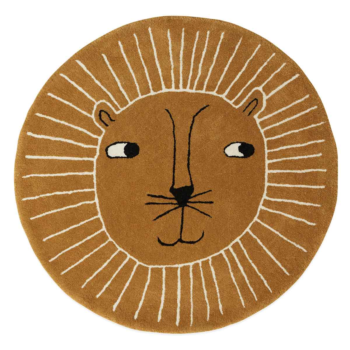 Lion rug - Caramel