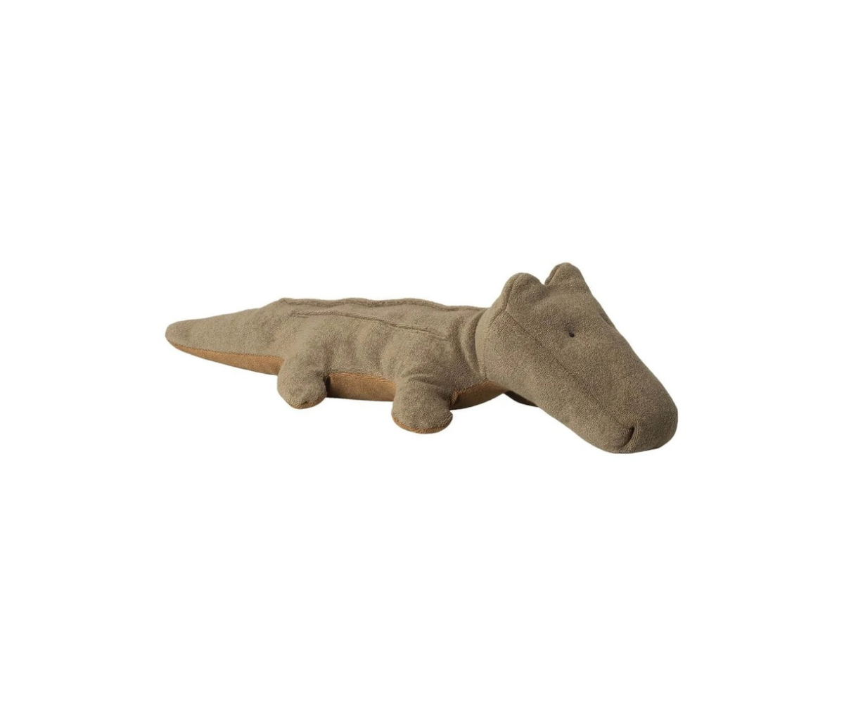 Safari friends, Crocodile, Small - Olive green