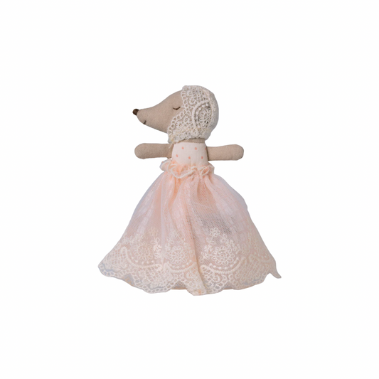 Baby mouse in gown - Powder
