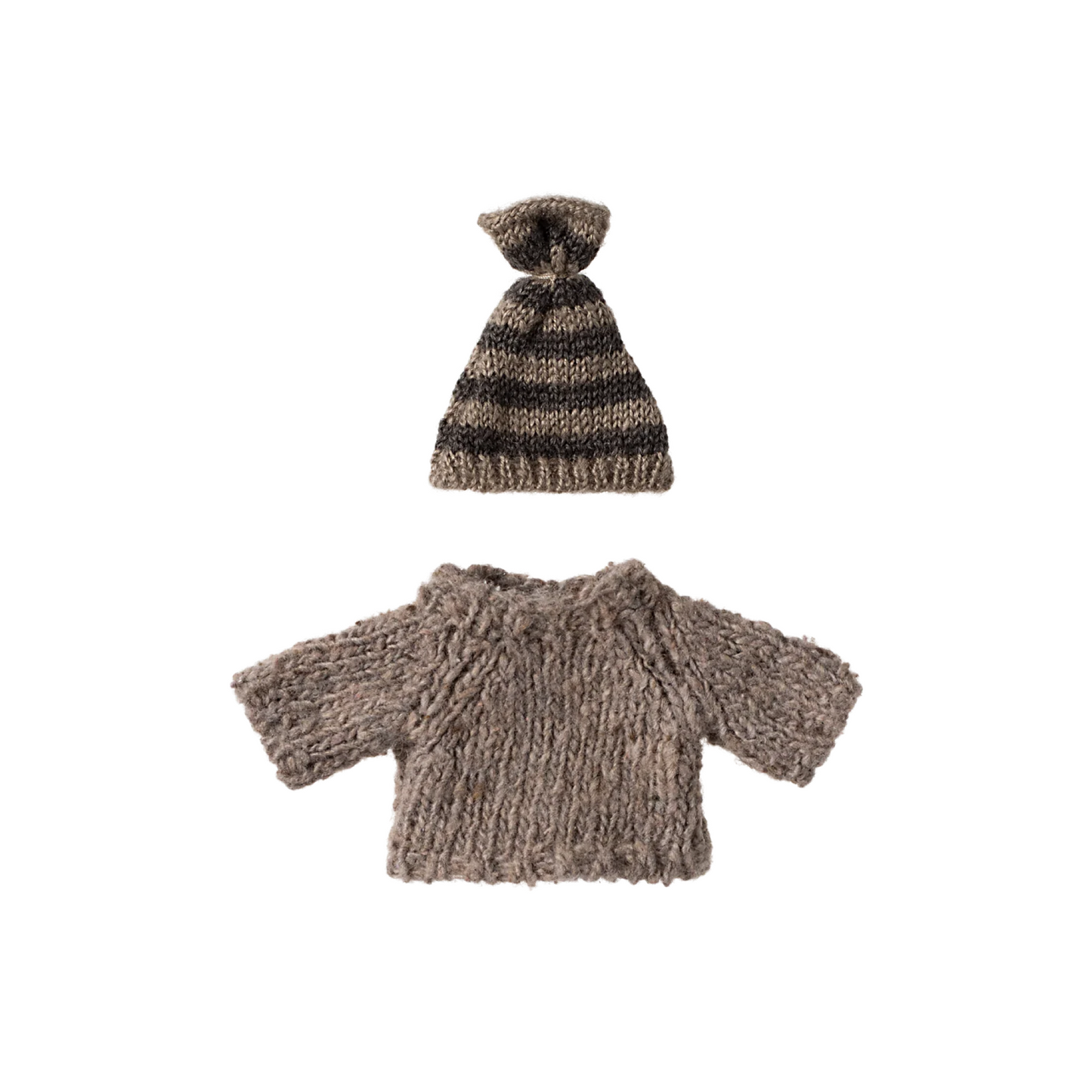 Knitted sweater and hat, Big brother mouse