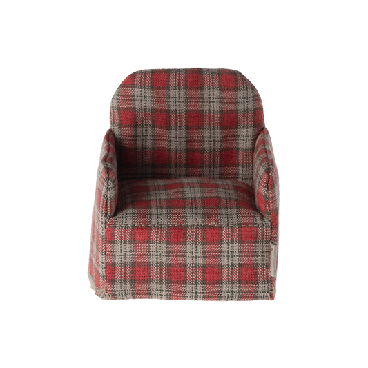 Chair, Mouse - Red checker