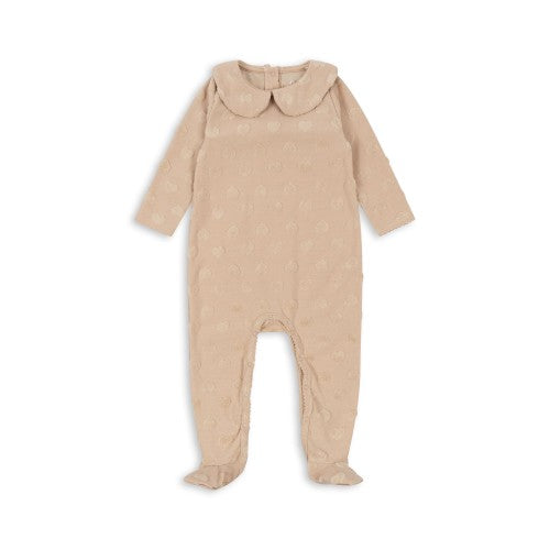 miffie collar onesie - smoke gray