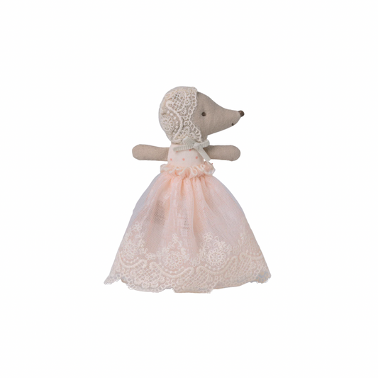 Baby mouse in gown - Powder