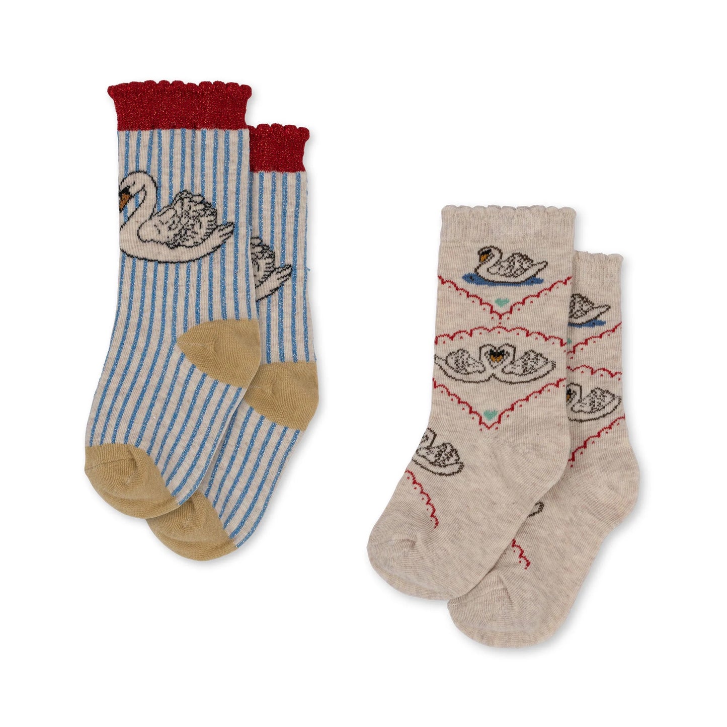 2 pack swan socks - swan