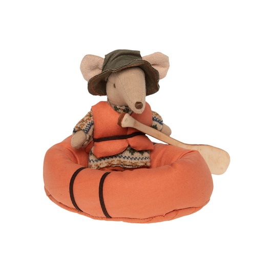 Rubber Boat, mouse —orange