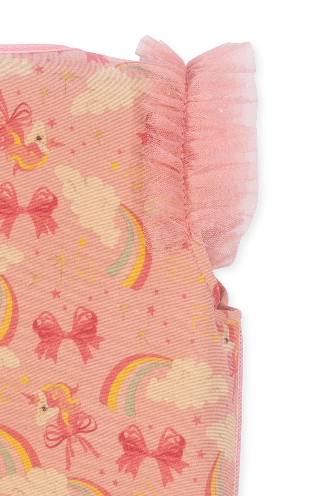 amelia swim vest - rainbow bow