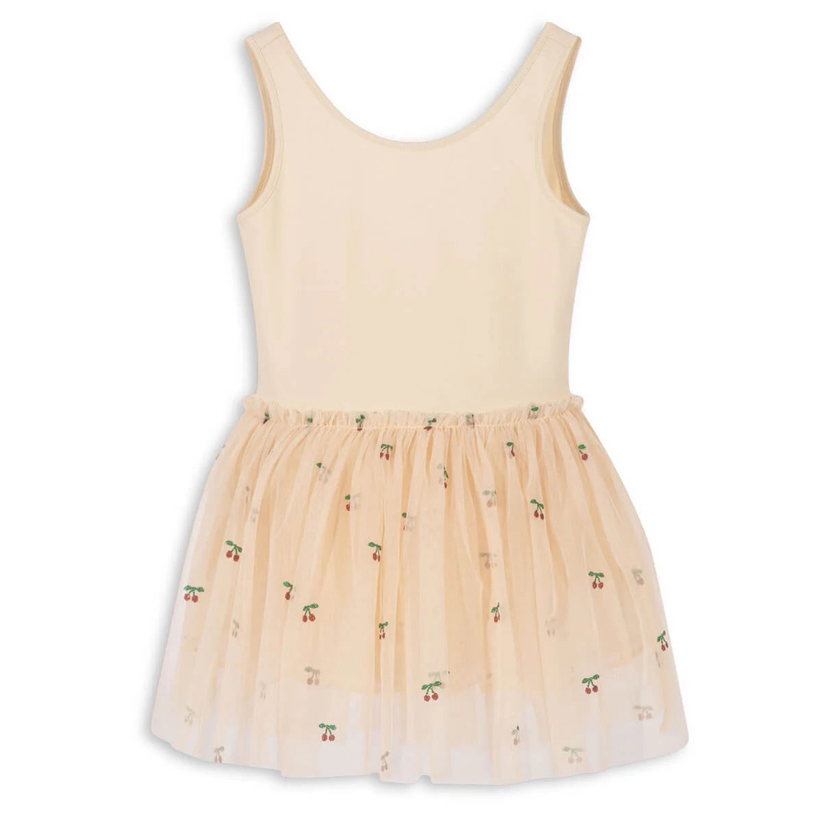 fairy ballerina strap dress - cherry glitter