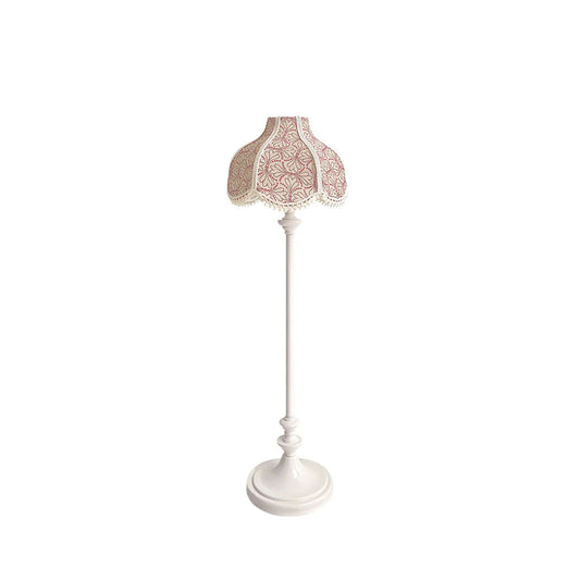 Flower Vintage Floor Lamp - red