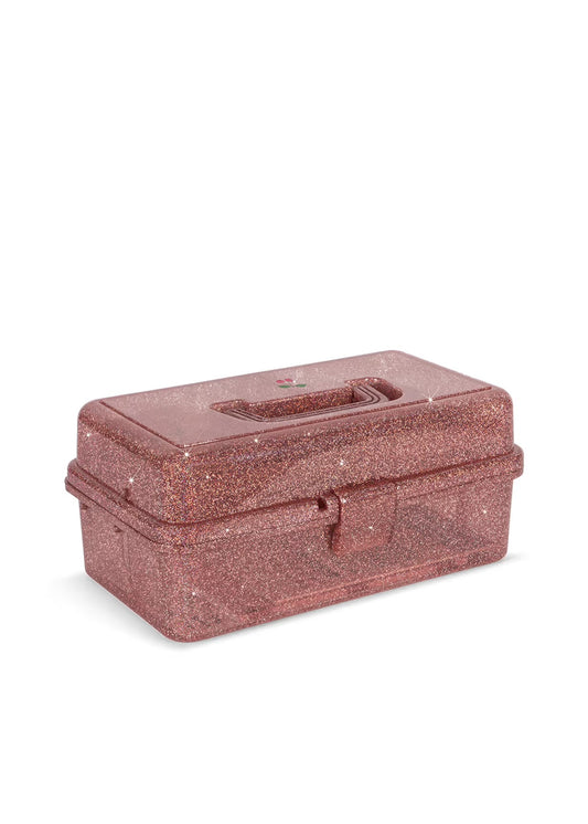 Creative art caddy -￼glitter rose