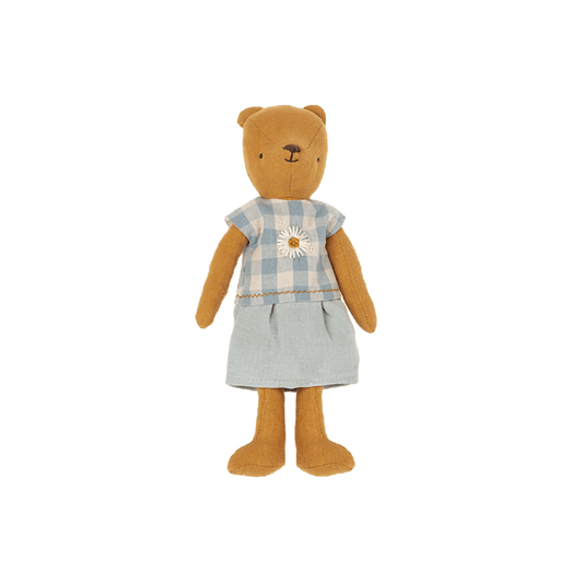 Dress, Teddy mum - Blue