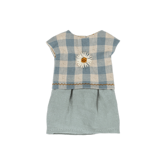 Dress, Teddy mum - Blue