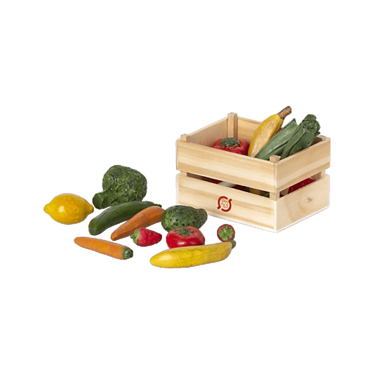 Miniature veggies and fruits