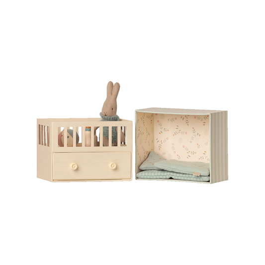 Baby room w. Micro rabbit - Blue