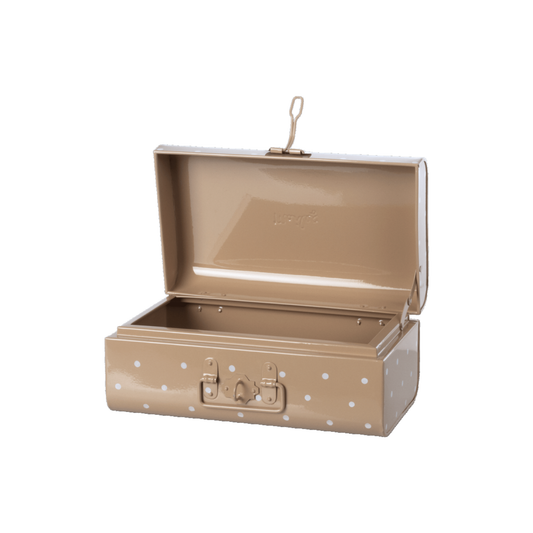 Storage suitcase, Small - Rose w. dots