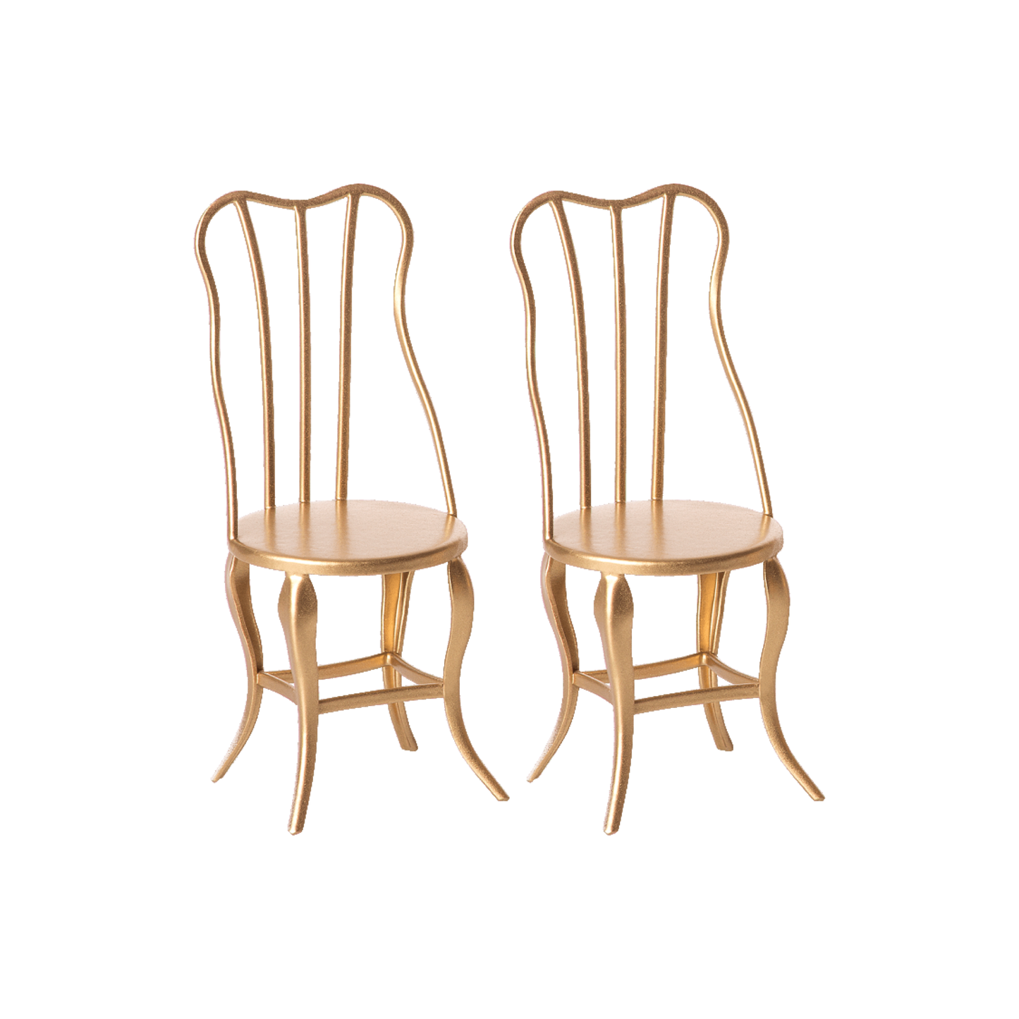 Vintage chair, Mouse - Gold, 2 pcs.