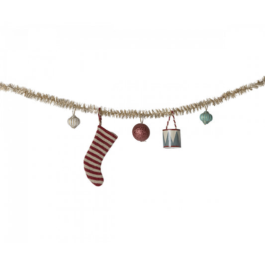 Christmas garland, Small - Gold