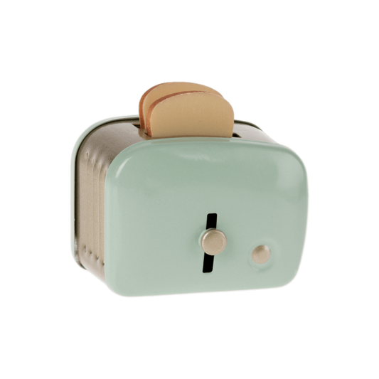 Miniature toaster with bread - Mint