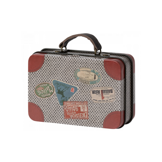 Suitcase, Metal - Grey travel