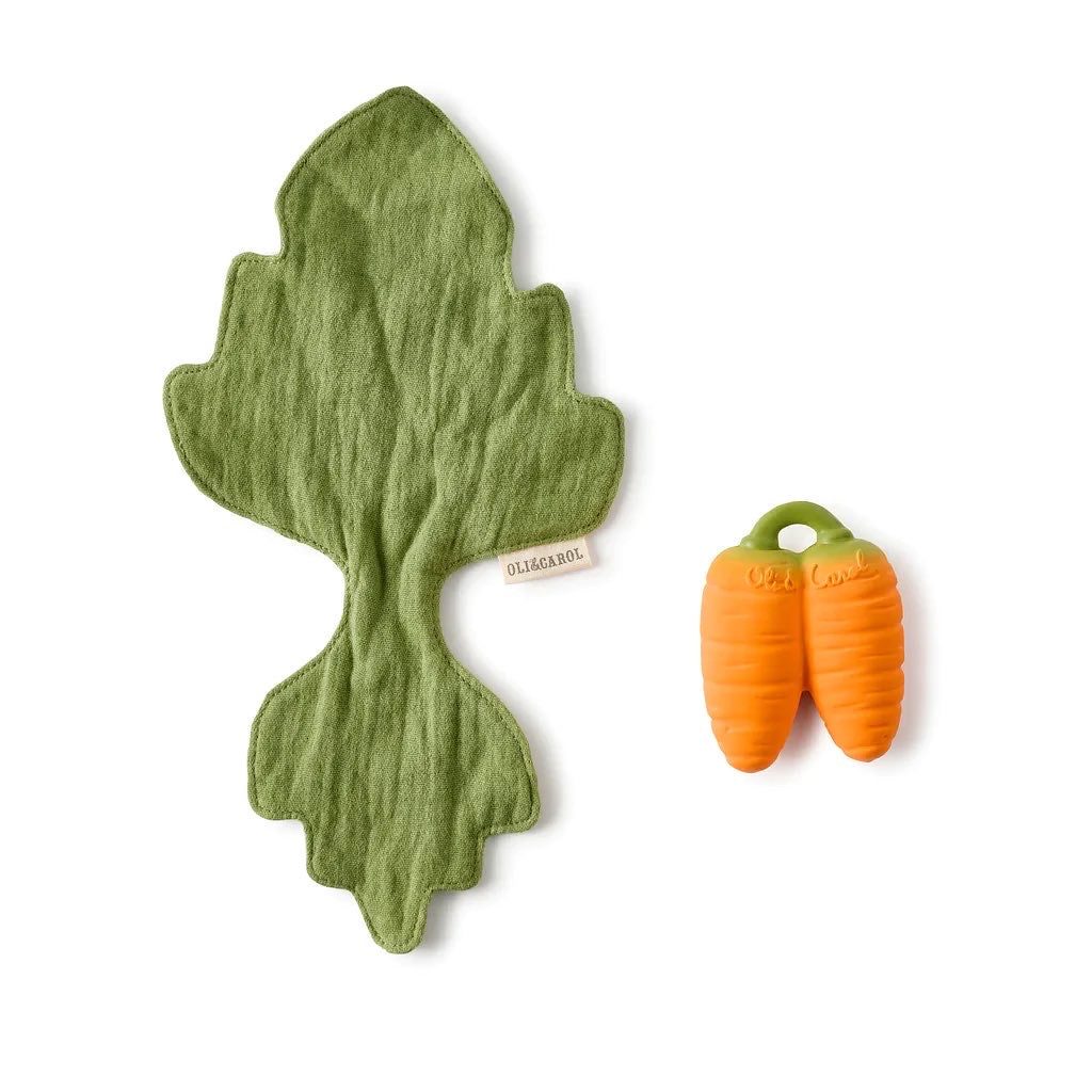 Cathy The Carrot Mini Doudou-Teether