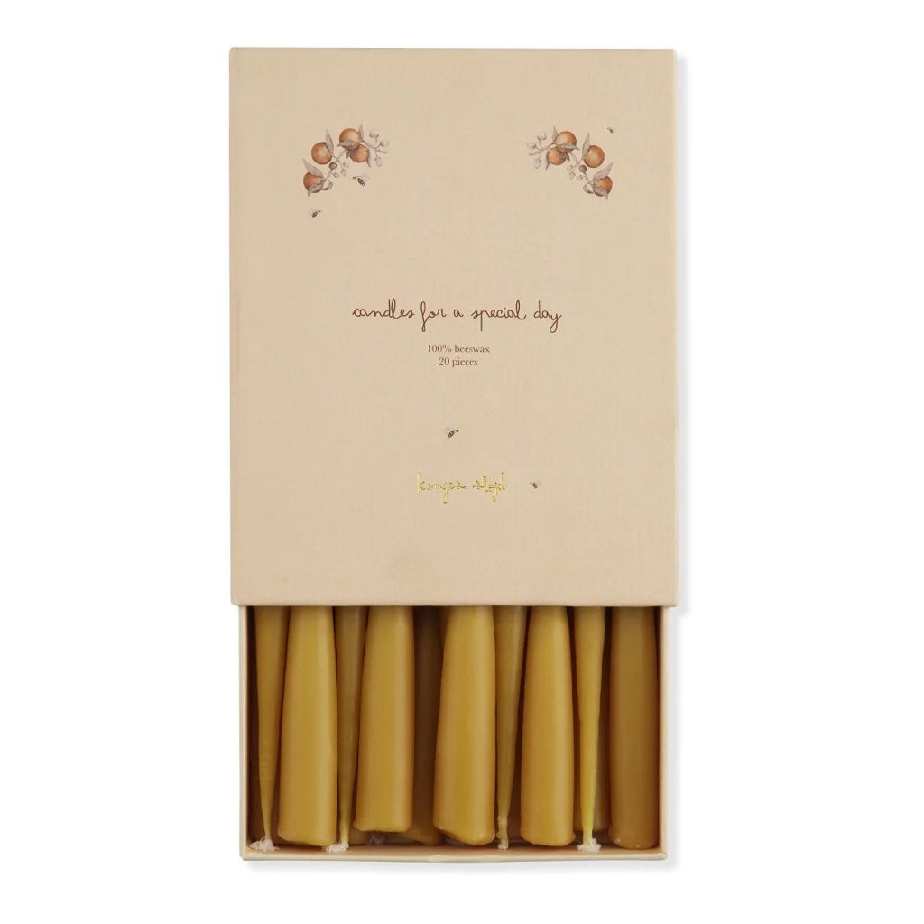 20 pack birthday train candles - nature