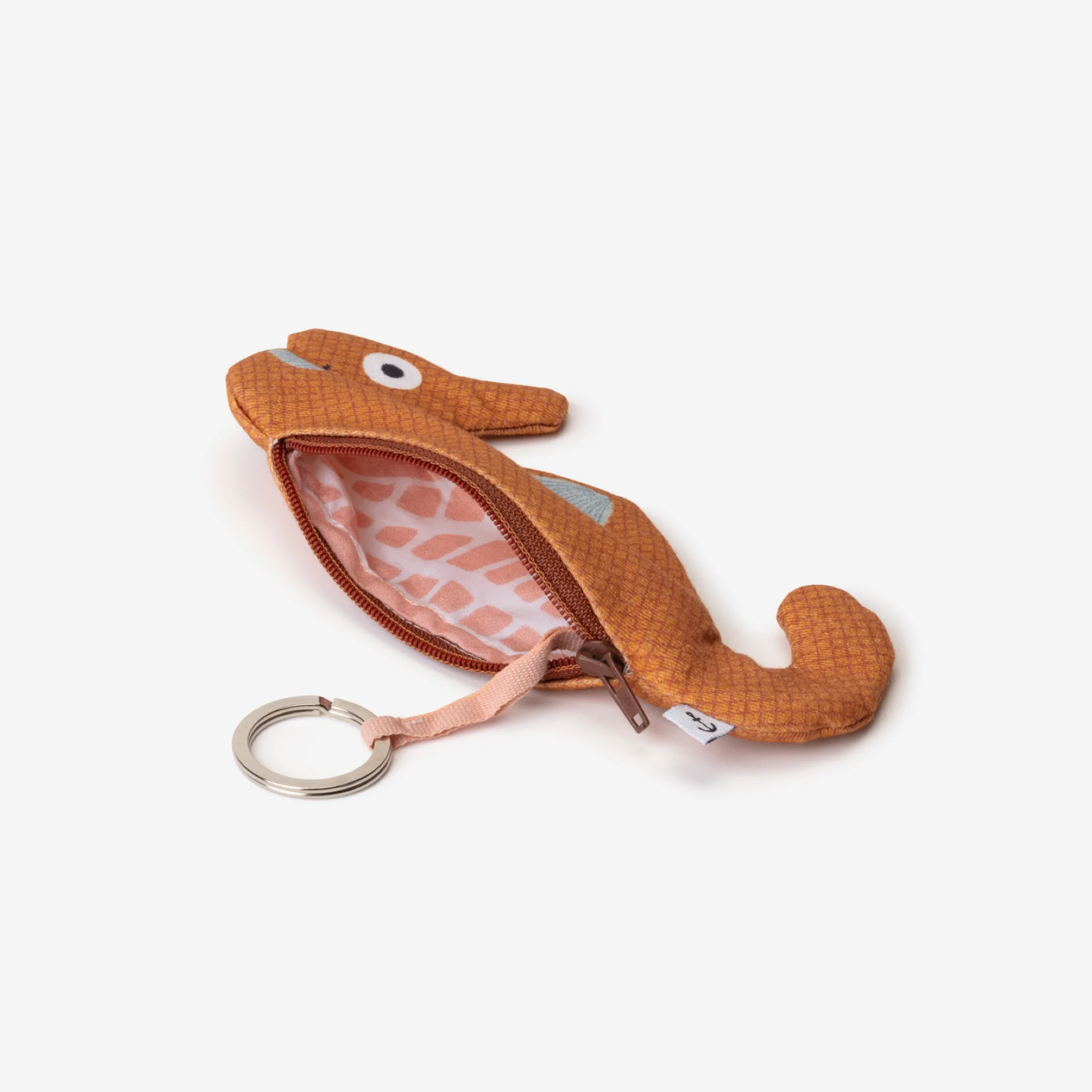 Seahorse Keychain - Orange