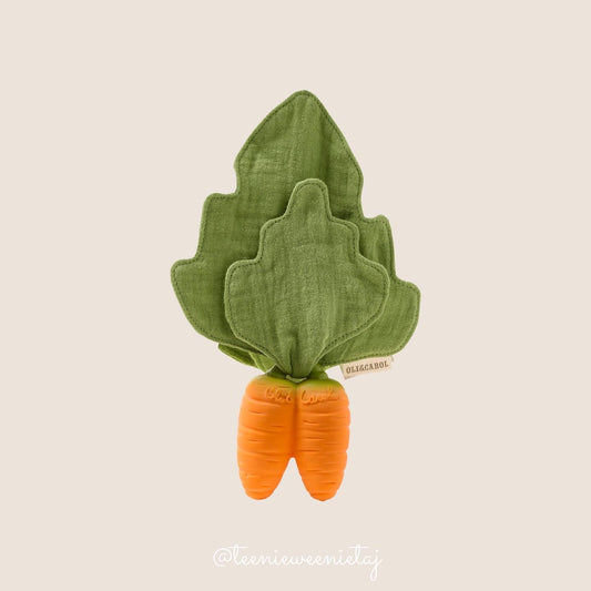 Cathy The Carrot Mini Doudou-Teether